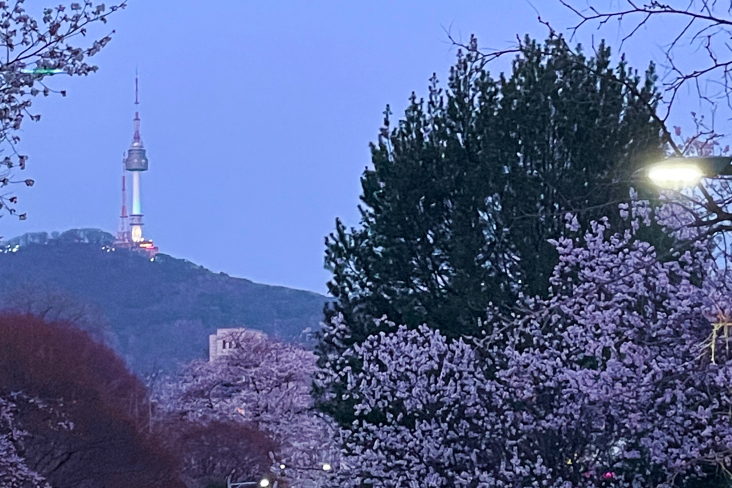 ソウルの名所・南山タワー